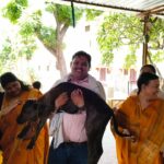 अग्रसेन सेवा संस्थान द्वारा गौदान, AC दान सेवा एवं वैष्णव जनों की प्रसादी से भक्तिमय हुआ अरैल (प्रयागराज) बैठक जी परिसर।
