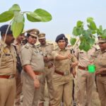 नवनिर्मित तहसील बल्दीराय परिसर में पुलिस अधीक्षक सुलतानपुर द्वारा वृक्षारोपण