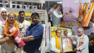 नवनिर्वाचित भाजपा विधायक दिलीप सिंह का छितौनी स्थित देववाणी इंटरमीडिएट कॉलेज में भव्य स्वागत।