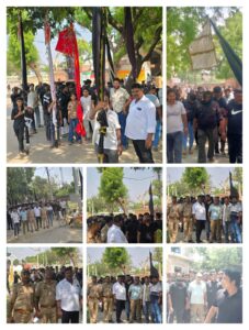 ताजखानपुर इमामबारगाह से रिवायती अंदाज के साथ बरामद हुआ सातवीं मोहर्रम का जुलूस, चारों गांव ने एक साथ मनाया यौम-ए-अज़ा